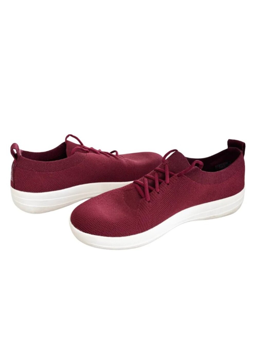 FITFLOP Uberknit Sneakers Maroon Red SZ 7.5